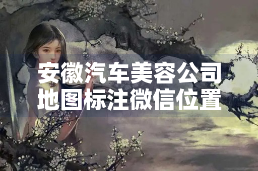 安徽汽车美容公司地图标注微信位置